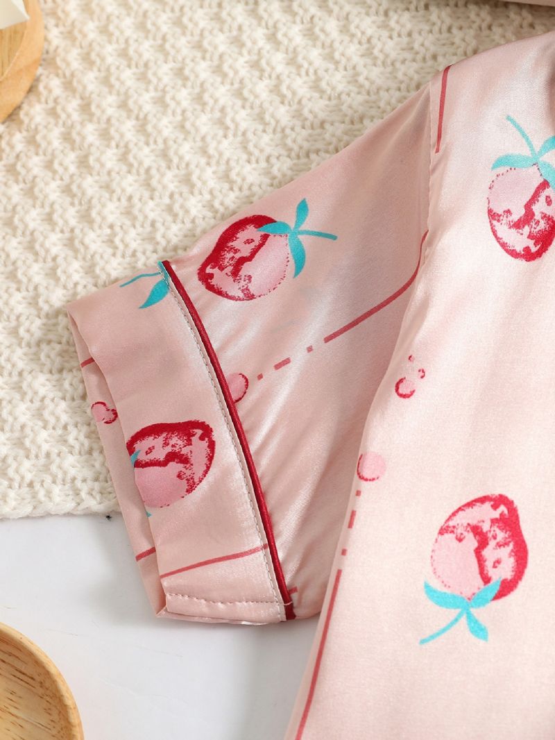 Jenter Strawberry Kortermede Bukser Loungewear