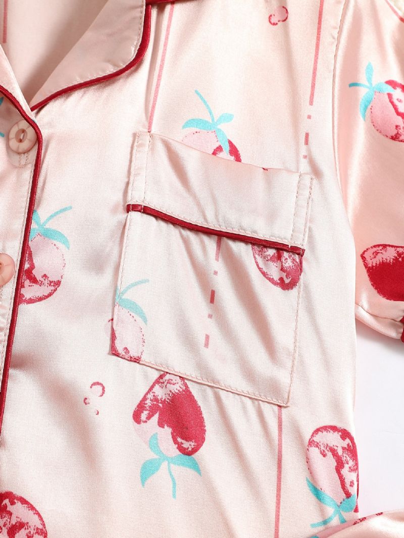 Jenter Strawberry Kortermede Bukser Loungewear