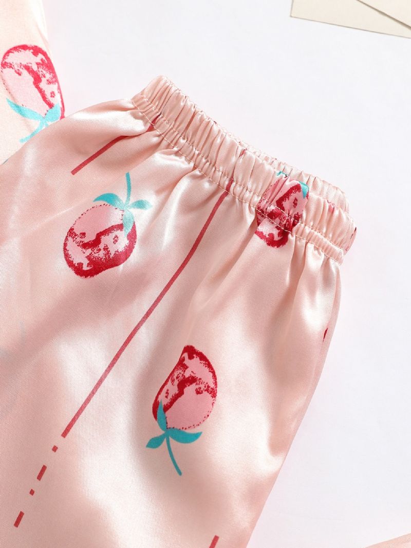 Jenter Strawberry Kortermede Bukser Loungewear