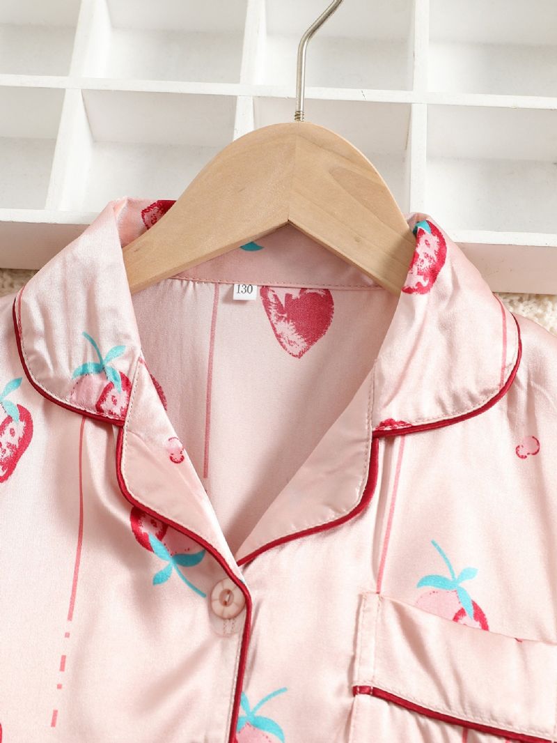 Jenter Strawberry Kortermede Bukser Loungewear