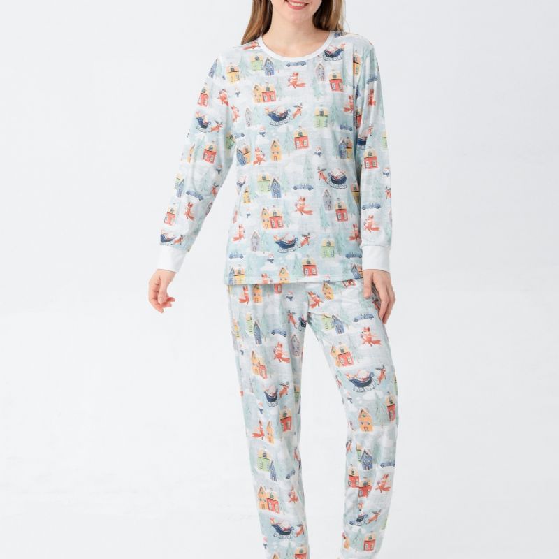 Nattøy For Kvinner Chirstama Family Pyjamassett Baby Gutt Jente Dame Juledress For Menn