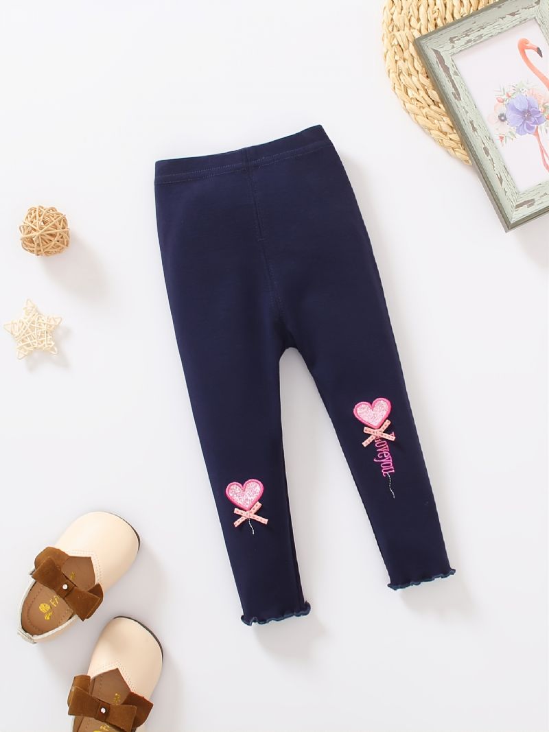 Jenter Casual Cotton Leggings Vinter Ny