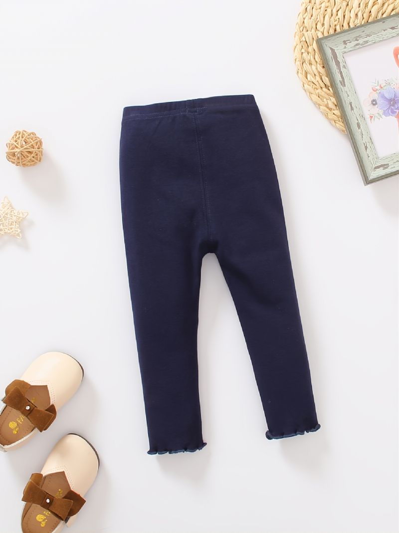 Jenter Casual Cotton Leggings Vinter Ny