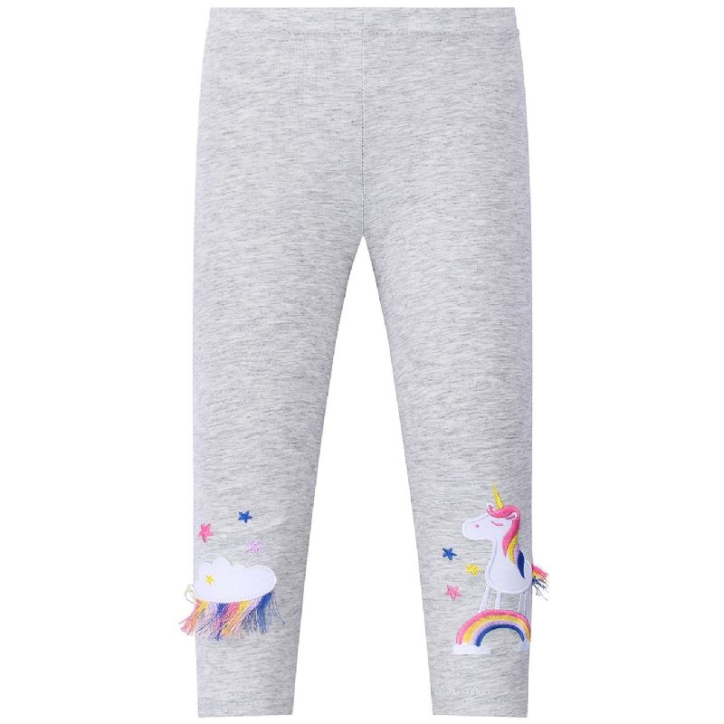 Jenter Casual Stretch Dusk Unicorn Leggings