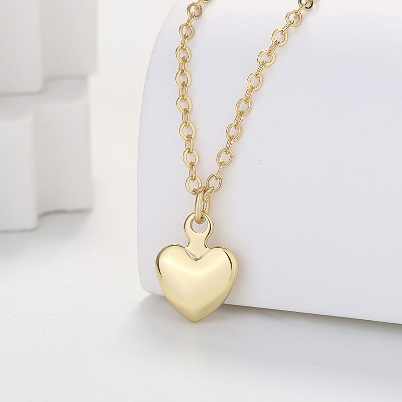 Heart Choker Halskjede Delikat Love Anheng Gylne Smykker For Kvinner Jenter