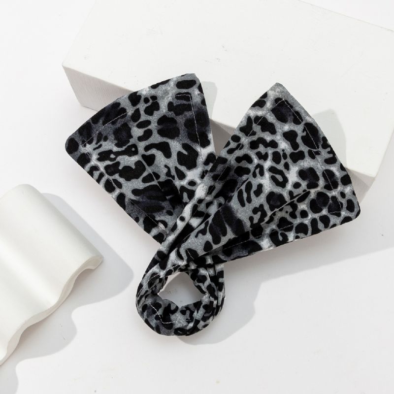 Leopard Basic Hår Pannebånd Jenter Hårtilbehør Magic Donut Wire Hair Bun Maker Clip Scrunchies For Hår